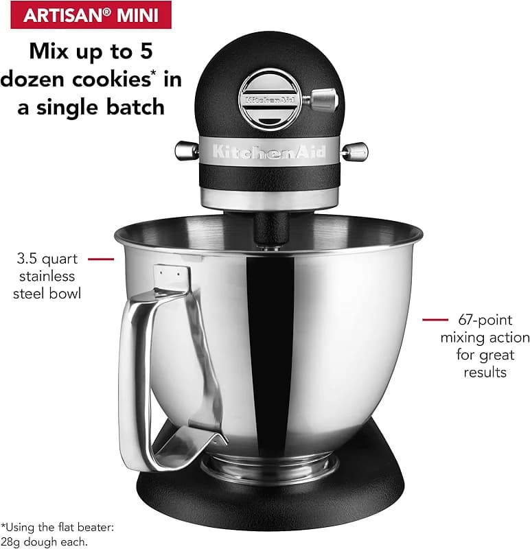 KitchenAid Artisan Mini 3.5 Quart Tilt-Head Stand Mixer - KSM3316X - Cast
