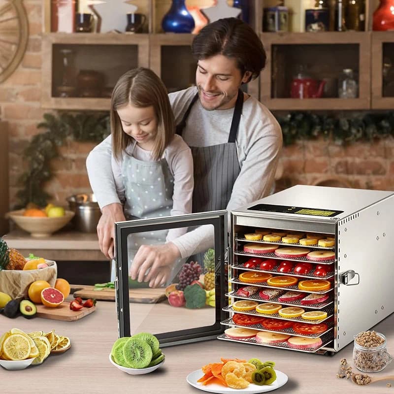Cercker Food-Dehydrator Machine 8 Stainless Steel Trays — image 7
