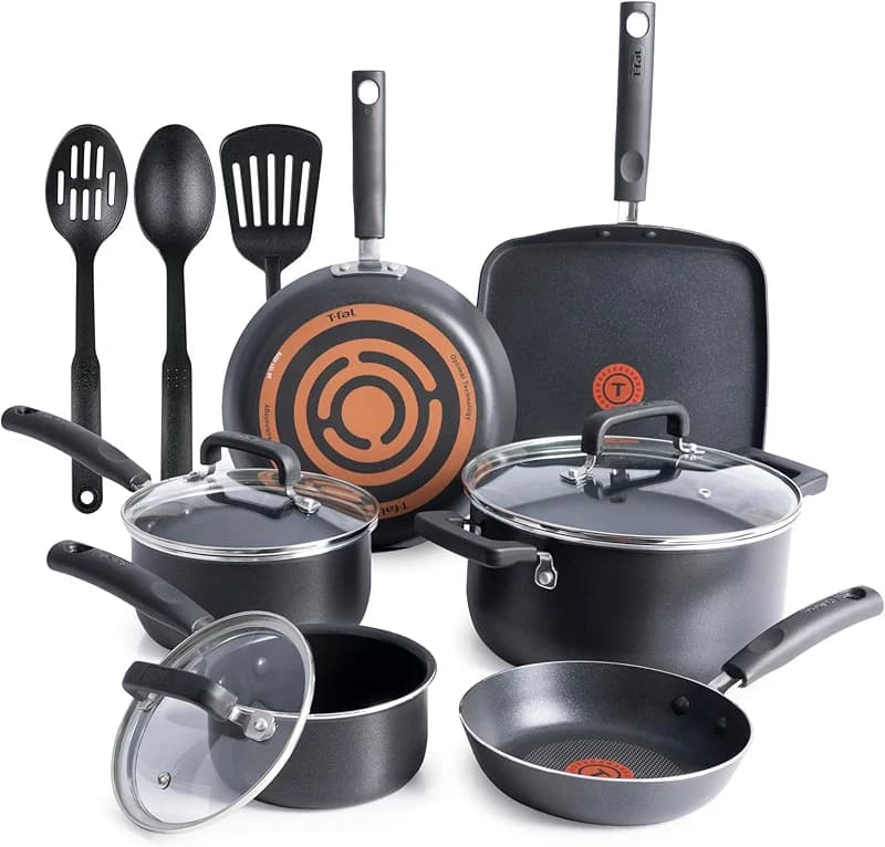 T-Fal Signature Nonstick Pots and Pans Set 12 Piece — image 1