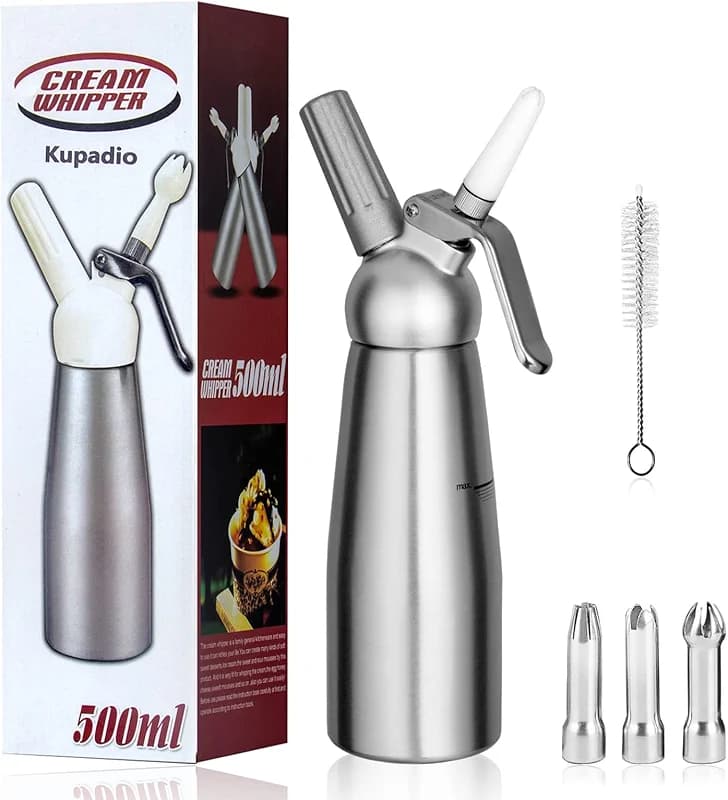 Professional Aluminum Whipped Cream Dispenser Cream Maker 500mL (1 Pint) — image 5