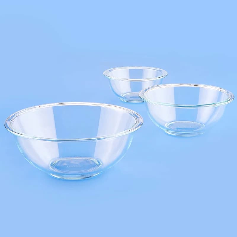 Pyrex Essentials (3-Piece) Glass Mixing Bowls Set For Prepping — image 8