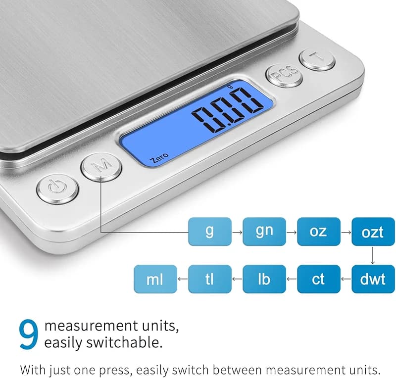 Digital Gram Scale 500g 0.01g Food Scale High Precision Kitchen Scale — image 5