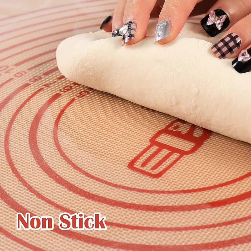 Non-slip Silicone Pastry Mat Extra Large with Measurements 36''By 24'' for — image 5