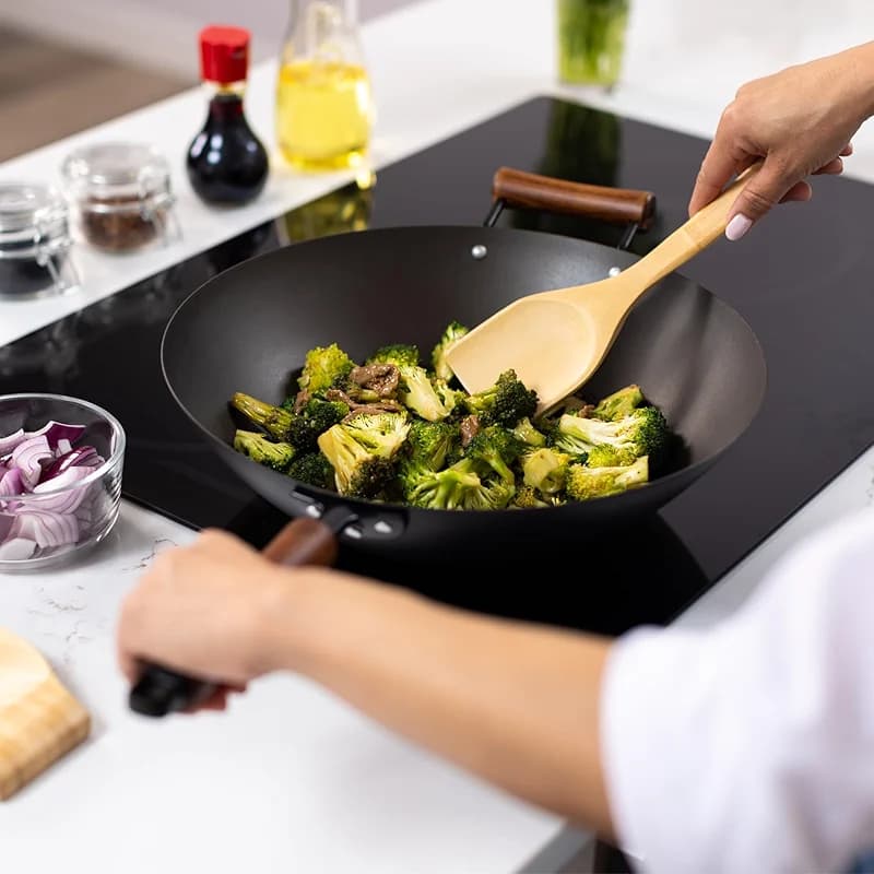 Joyce Chen Classic Series 14-Inch Preseasoned Carbon Steel Wok — image 6