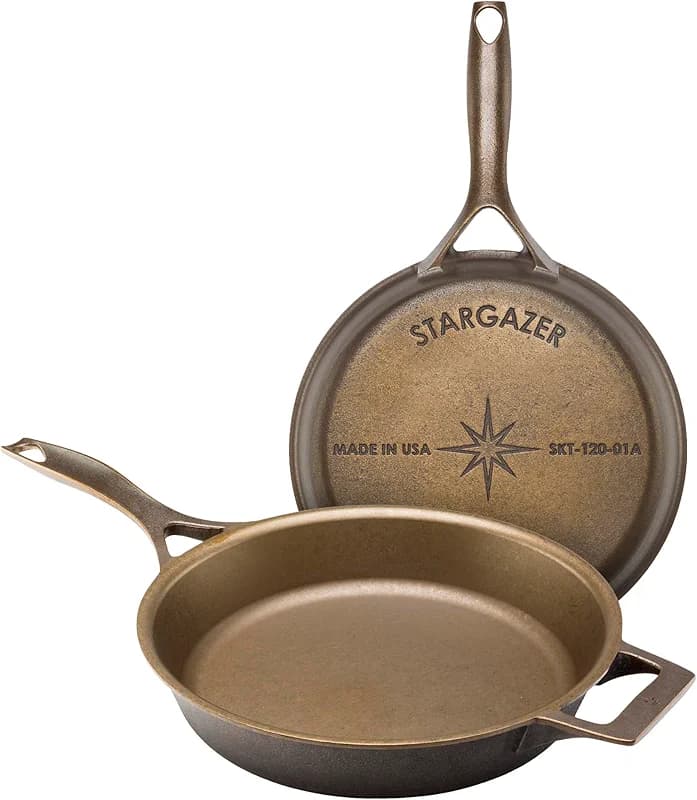 Stargazer 12-Inch Cast Iron Skillet | Made in USA — image 2