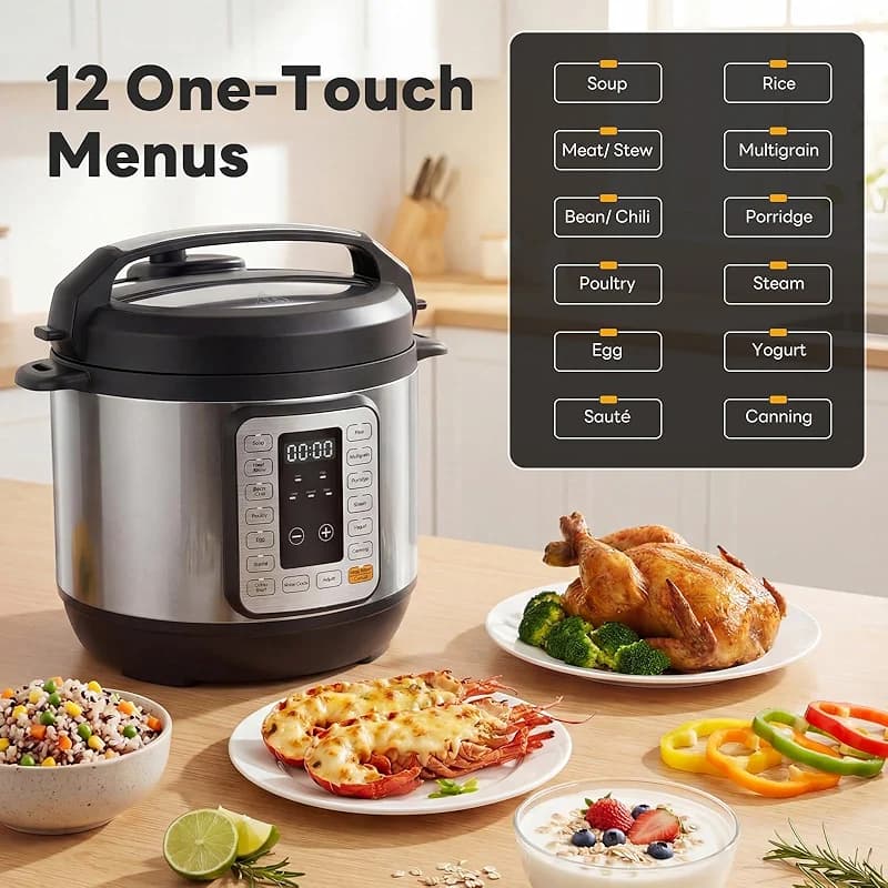 Sweetcrispy 16-in-1 Electric Pressure Cooker 8QT — image 6