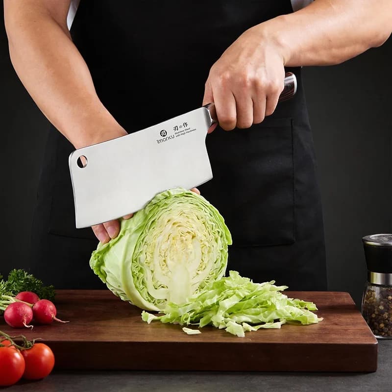 imarku Cleaver Knife 7 Inch Meat Cleaver — image 8