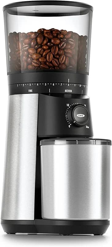 OXO Brew Conical Burr Coffee Grinder - Silver — image 1