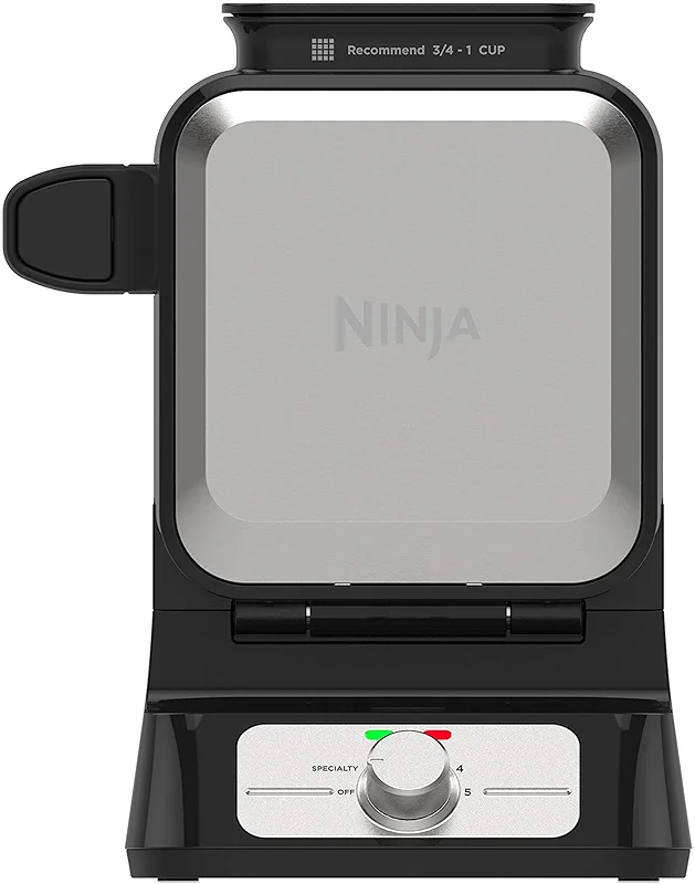 Ninja Belgian Waffle Maker Pro | Vertical Design | 5 Shade Settings with