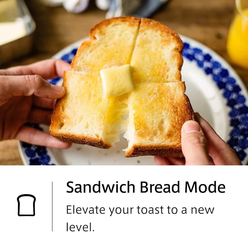 BALMUDA The Toaster | Steam Oven Toaster | Compact Size 14.1" W x 12.6" D — image 5