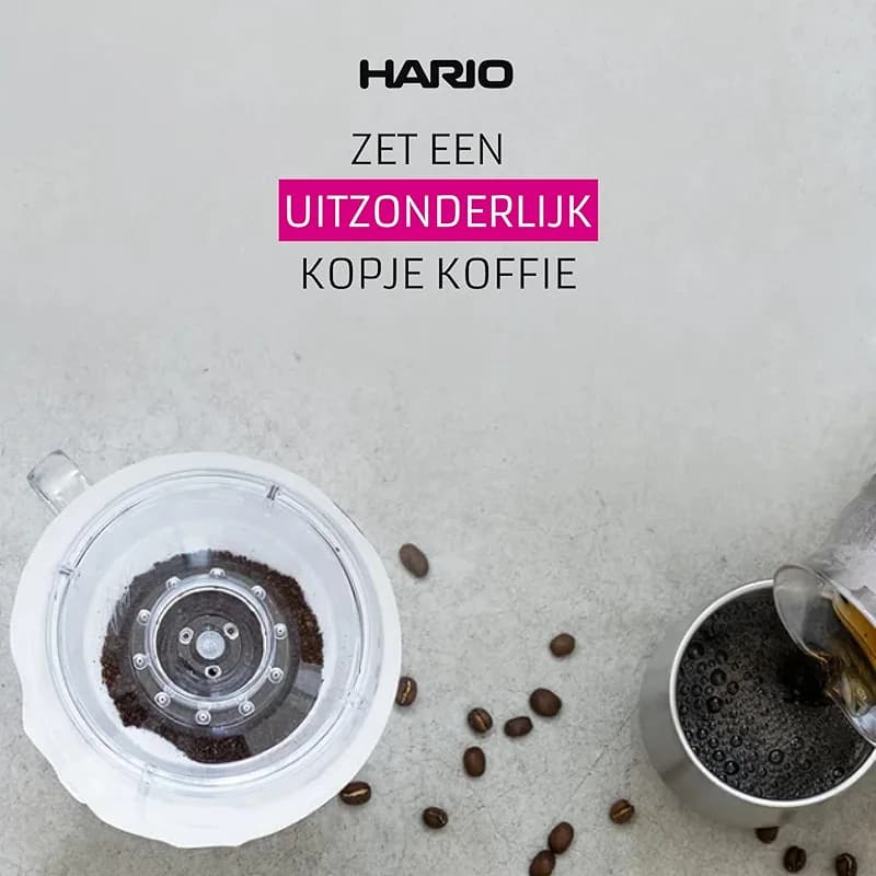 HARIO VDCR-02R V60 02 Coffee Dripper Ceramic Red Coffee Drip for 1-4 Cups