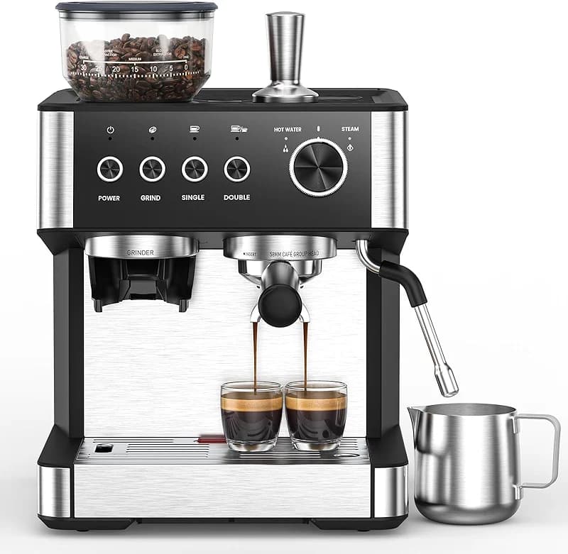 (2026 Upgrade) Espresso Machine with Grinder — image 1