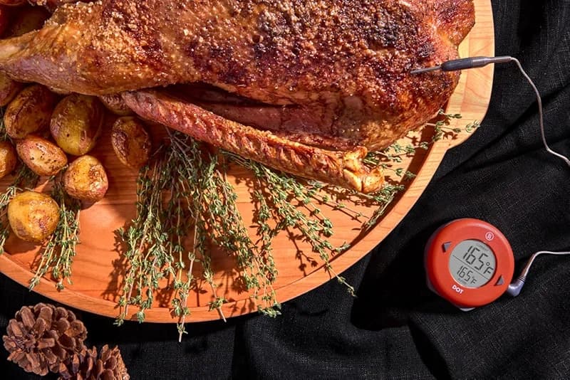 ThermoWorks DOT — Chefs’ Favorite Simple Alarm Thermometer - Dove Grey — image 8