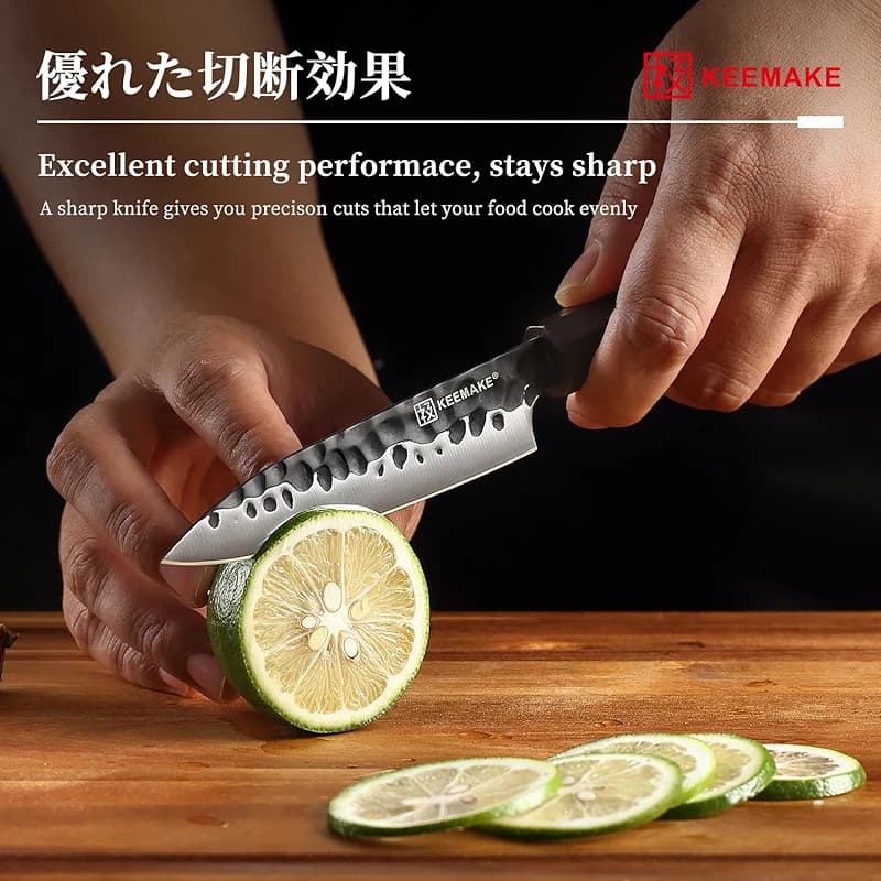KEEMAKE Paring knife Japanese 4.5 inch Small Kitchen Knife — image 6
