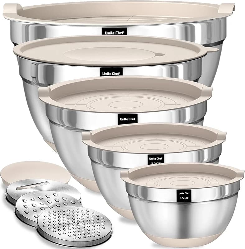 Umite Chef Mixing Bowls with Airtight Lids Set — image 4