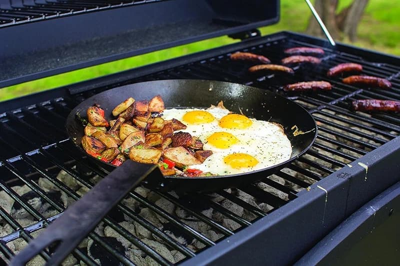 Lodge Manufacturing Company carbon steel skillet — image 8