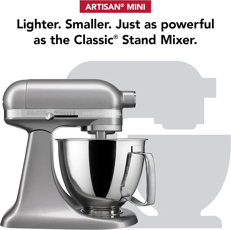 KitchenAid Artisan Mini 3.5 Quart Tilt-Head Stand Mixer - KSM3316X — image 3