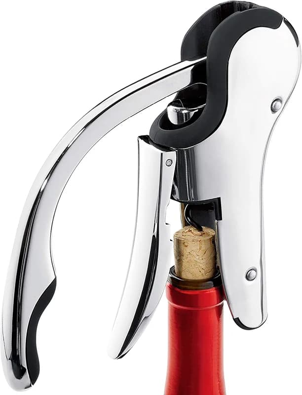 Stainless Steel Wine Opener Compact Vertical Corkscrew Wine Bottle Opener — image 2