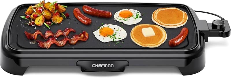 Chefman XL Electric Griddle with Removable Temperature Control — image 6