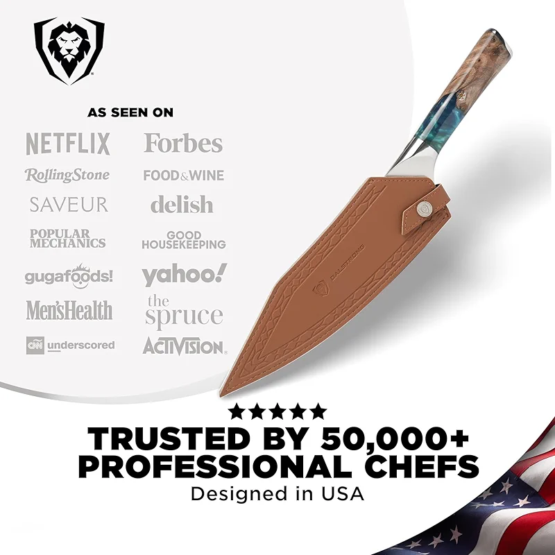Dalstrong Chef Knife - 8 inch - Valhalla Series - Premium 9CR18MOV HC