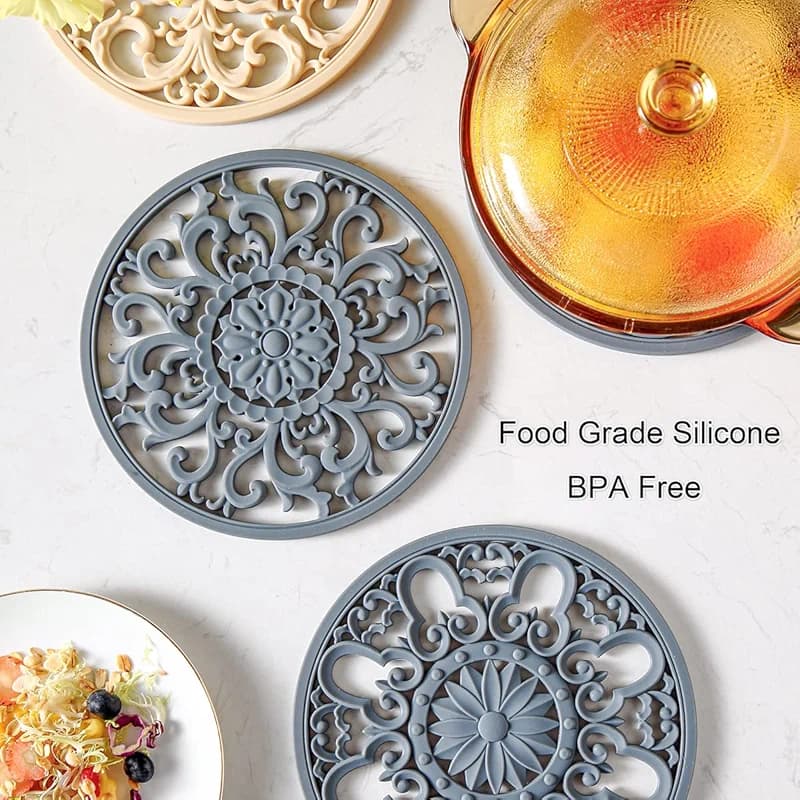Extra Thick Silicone Trivet Mat for Hot Dishes — image 6