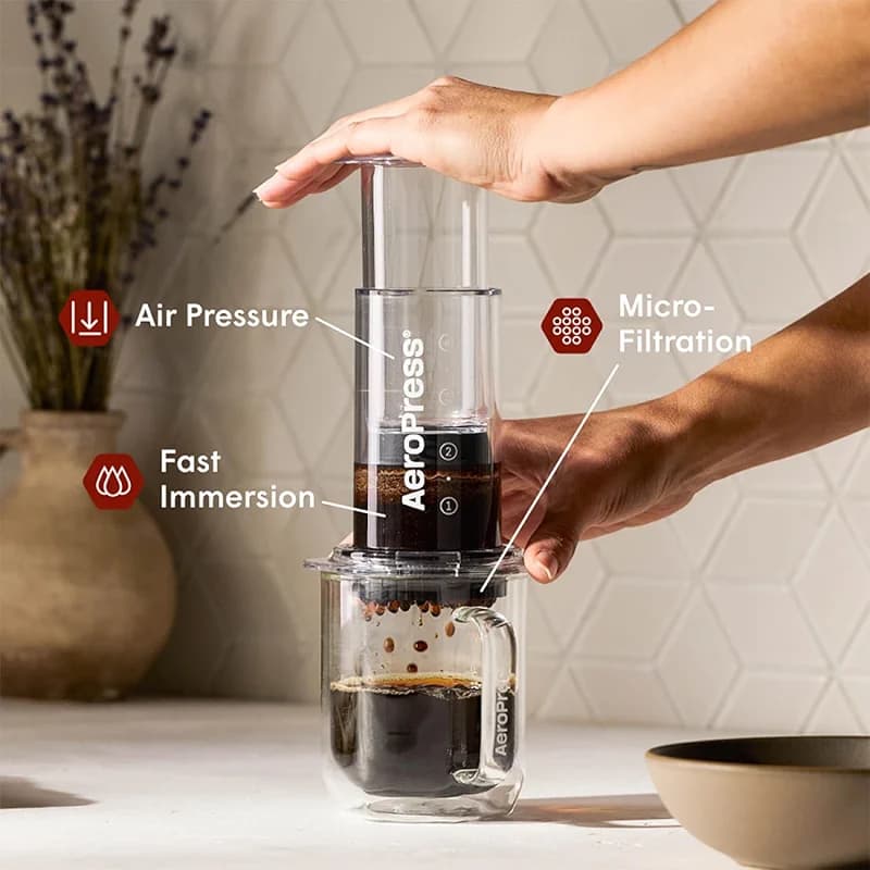 AeroPress Clear Coffee Press - All-in-One French Press — image 5