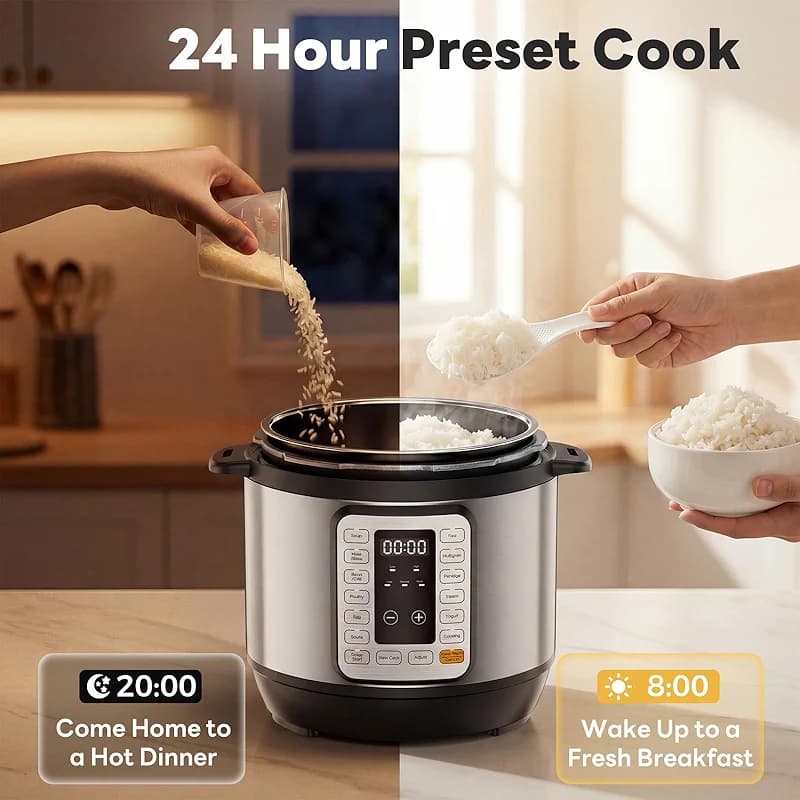 Sweetcrispy 16-in-1 Electric Pressure Cooker 8QT — image 7
