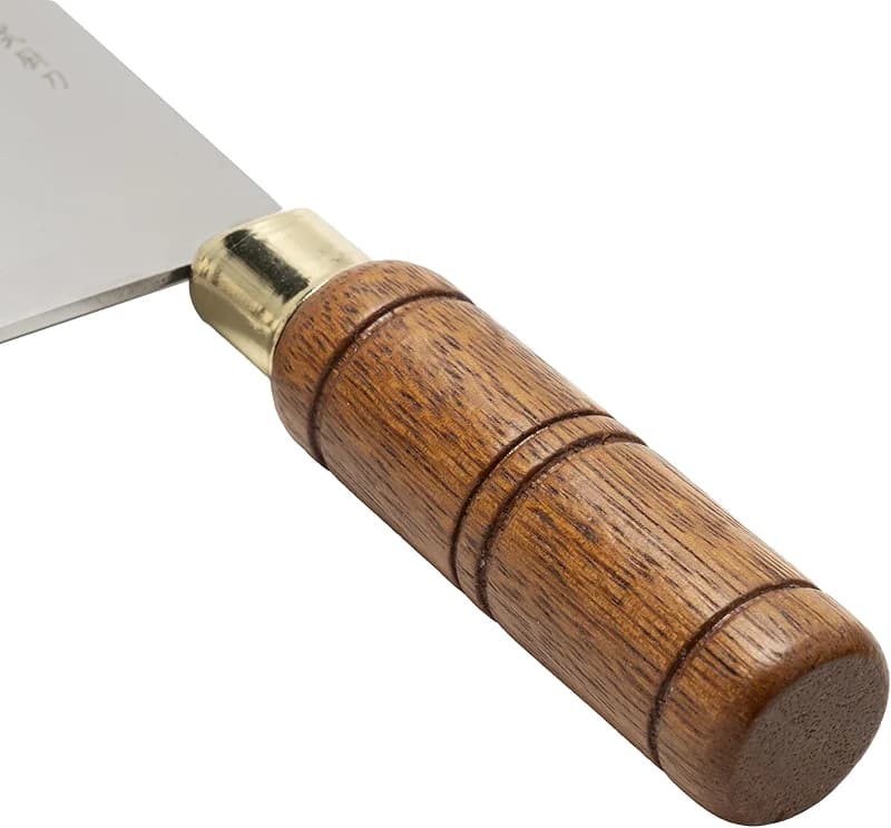 Winco Blade Chinese Cleaver w/ wooden handle – blade 8”x3 ½” overall — image 3