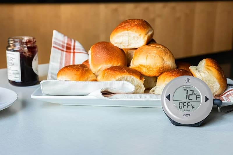 ThermoWorks DOT — Chefs’ Favorite Simple Alarm Thermometer - Dove Grey — image 4