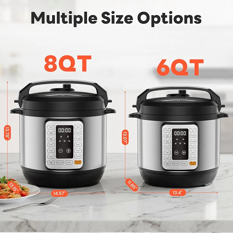 Sweetcrispy 16-in-1 Electric Pressure Cooker 8QT — image 1