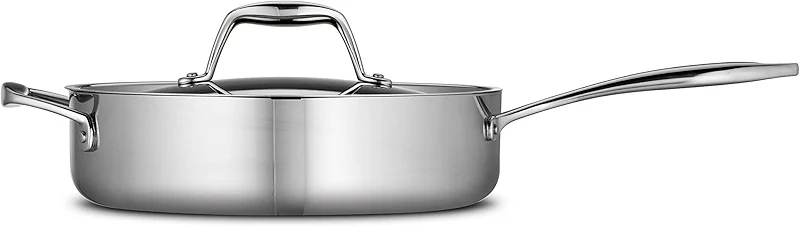 Tramontina Signature Tri-Ply Clad Stainless Steel 3-Quart Saute Pan with — image 6