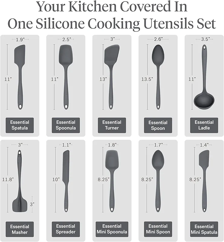 GIR Get It Right 10-Piece Silicone Essentials Kitchen utensils set - Ladle — image 2