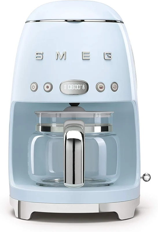 Smeg 50's Retro Style Aesthetic Drip Coffee Machine with 10 Cup Glass — image 4