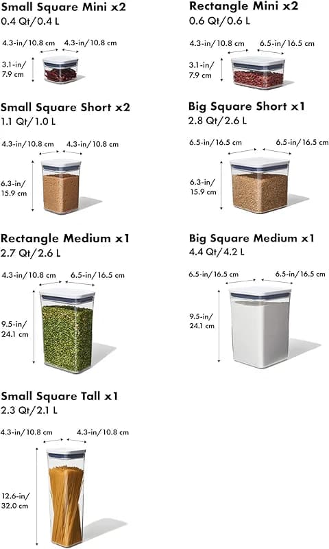 OXO Good Grips 10 Piece POP Container Set — image 8