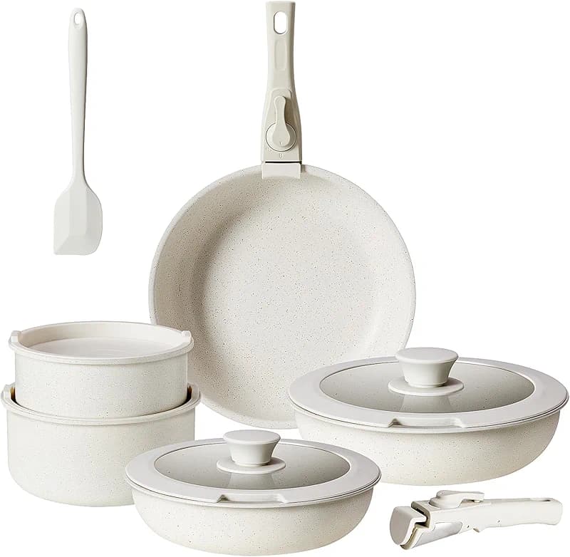 Sweetcrispy 12 pcs Pots and Pans Set — image 1