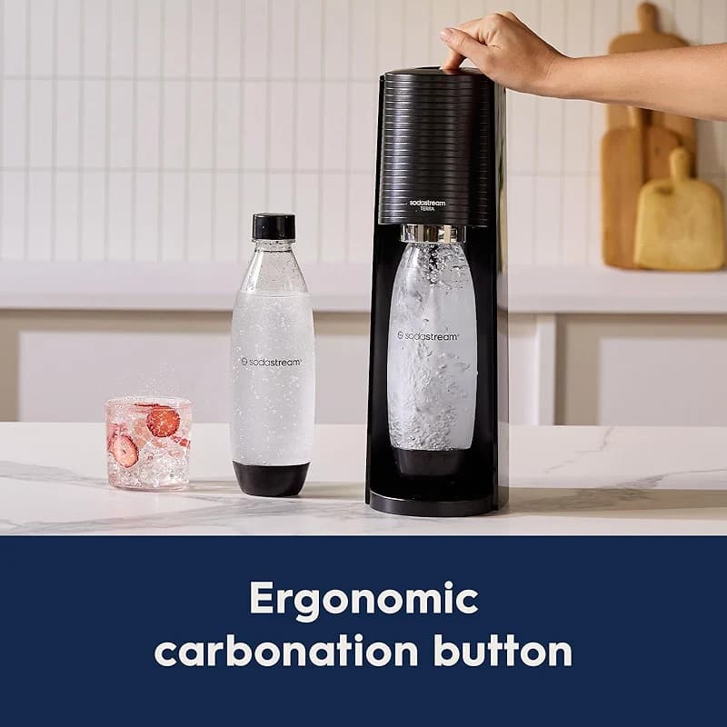 sodastream Terra Sparkling Water Maker Bundle in Black - includes 3-Pack — image 4