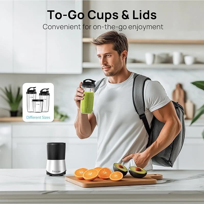 Consciot CB08 11-Piece Blender for Kitchen and Personal Size — image 4