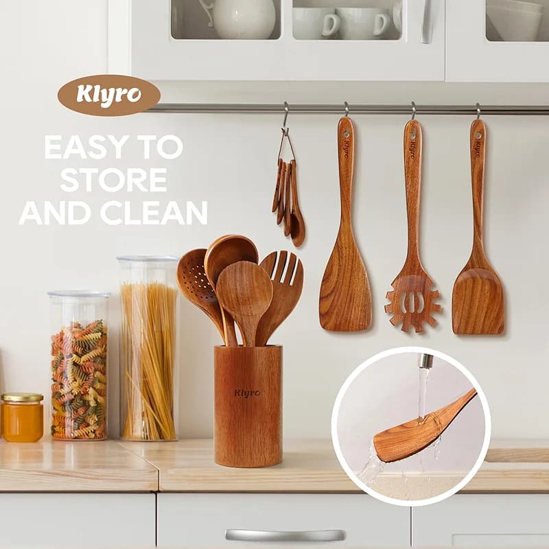 KLYRO Wooden Spoons for Cooking — image 2