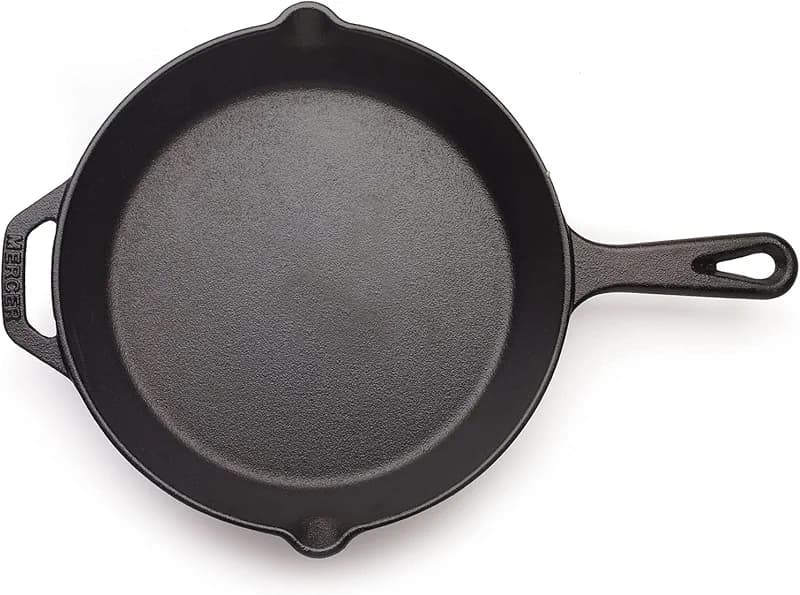 Mercer Culinary Pre-Seasoned Cast Iron Skillet