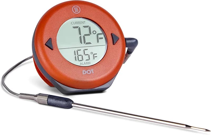 ThermoWorks DOT — Chefs’ Favorite Simple Alarm Thermometer - Cayenne — image 2