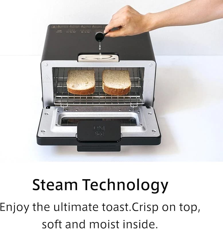 BALMUDA The Toaster | Steam Oven Toaster | Compact Size 14.1" W x 12.6" D — image 3