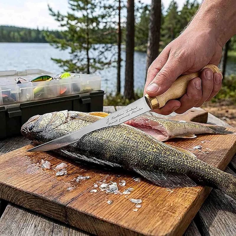 Rapala 7" Fish'n Fillet Knife with Single Stage Sharpener and Sheath — image 3