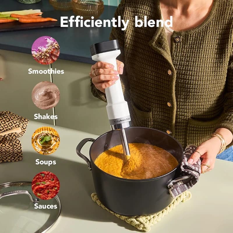 KitchenAid Go Cordless Hand Blender with Accessories - Battery Included — image 5