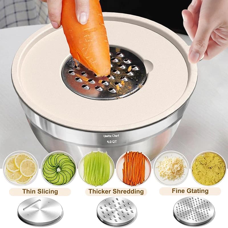 Umite Chef Mixing Bowls with Airtight Lids Set — image 7