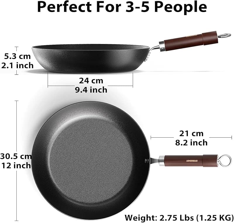 Carbon Steel Frying Pan — image 1
