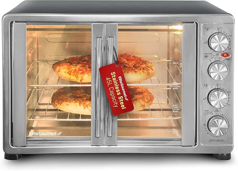 Elite Gourmet ETO4510MX French Door 47.5Qt — image 1