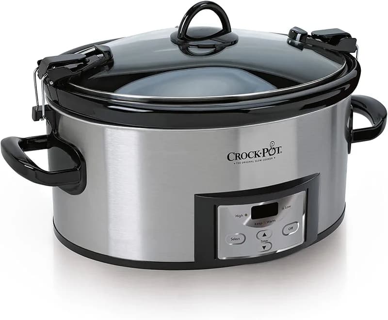 Crock-Pot 6 Quart Cook & Carry Programmable Slow Cooker with Digital Timer — image 1