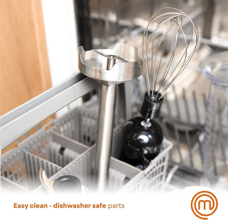 MasterChef Immersion Blender Handheld with Electric Whisk & Milk Frother — image 5
