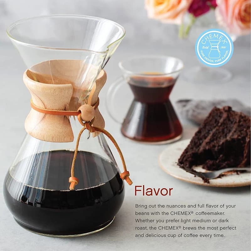 Chemex Pour-Over Glass Coffeemaker - Classic Series - 6-Cup - Exclusive — image 4