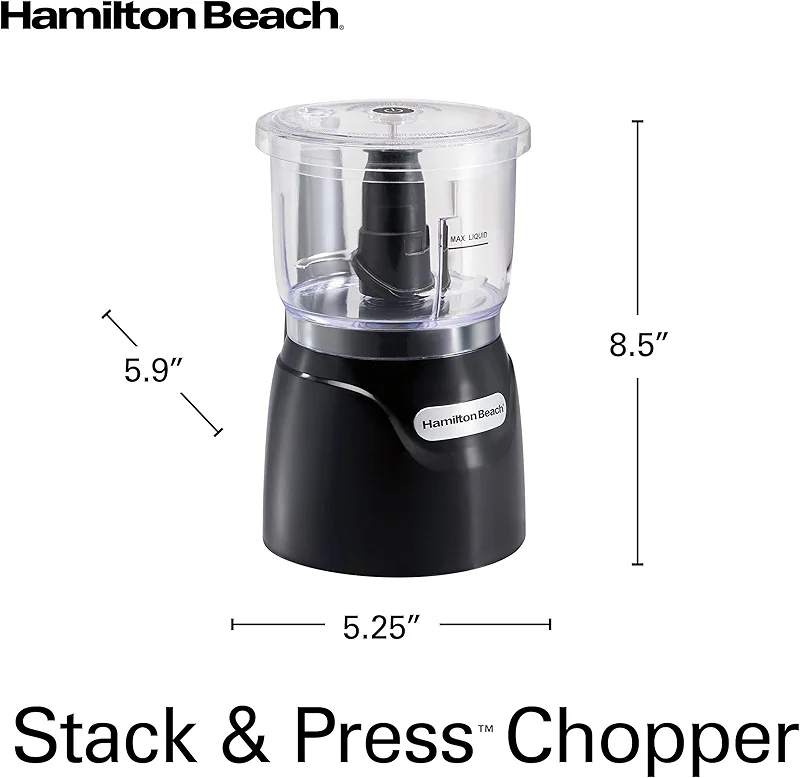 Hamilton Beach Electric Vegetable Chopper & Mini Food Processor